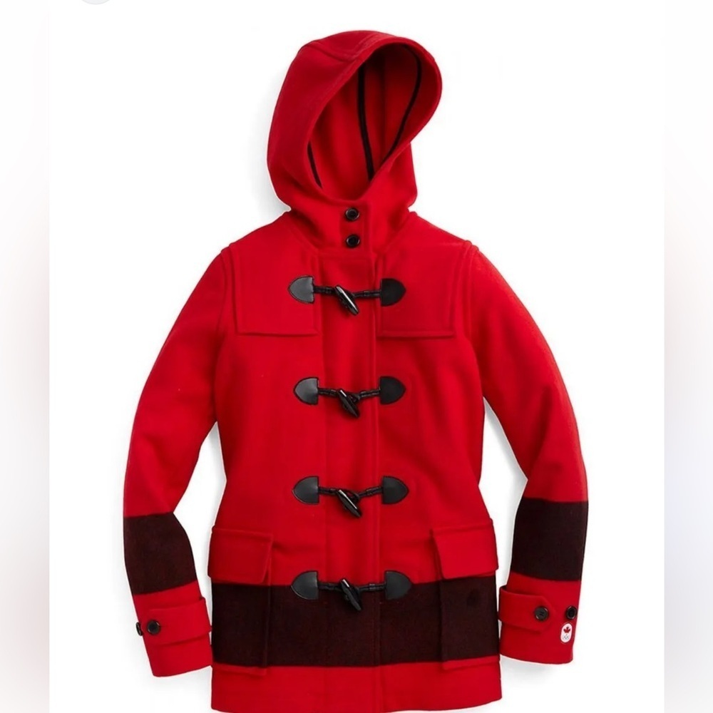 Hudson Bay Company - Vibrant Red Toggle Coat - Olympics - Casual - Size M - Picture 8 of 8